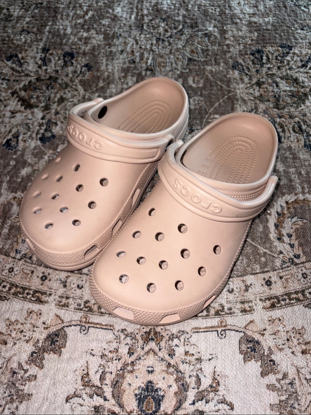 CROCS Kids Classic Clog in Blush Pink